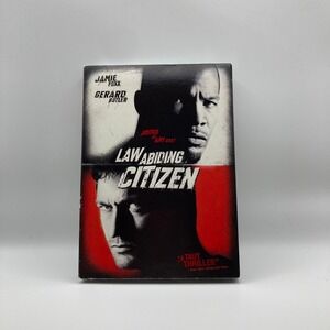 Law Abiding Citizen DVD Jamie Foxx Gerard Butler Crime Thriller Movie Slipcover